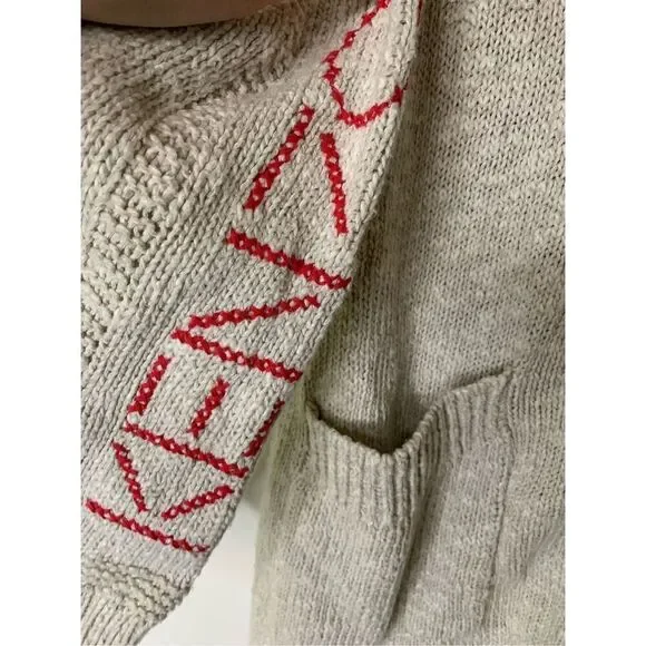 Kenzo Paris oversized knit sweater women's size XS - Picture 5 of 7